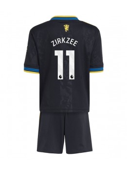 Manchester United Joshua Zirkzee #11 Replika Tredje Kläder Barn 2025-26 Kortärmad (+ byxor)